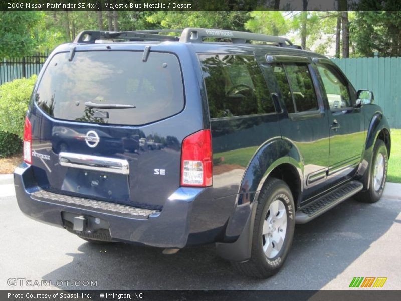 Majestic Blue Metallic / Desert 2006 Nissan Pathfinder SE 4x4
