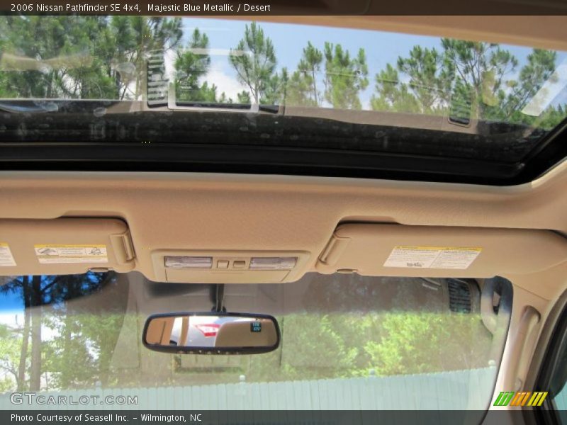 Majestic Blue Metallic / Desert 2006 Nissan Pathfinder SE 4x4