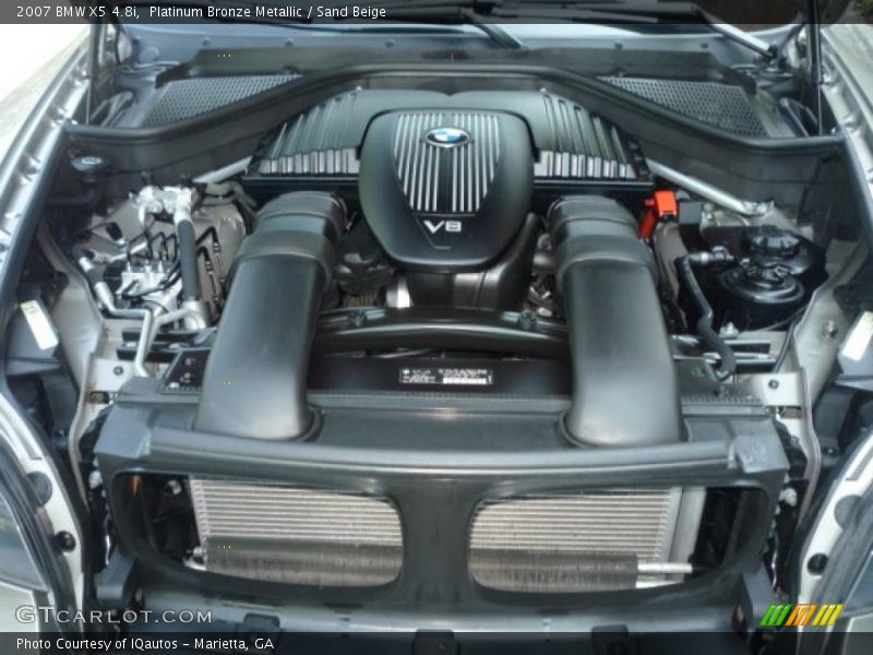 Platinum Bronze Metallic / Sand Beige 2007 BMW X5 4.8i