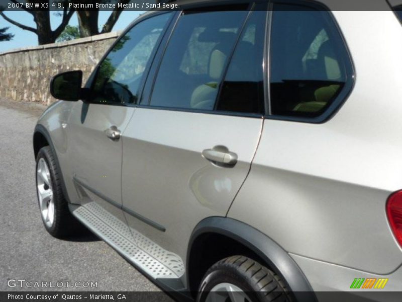 Platinum Bronze Metallic / Sand Beige 2007 BMW X5 4.8i