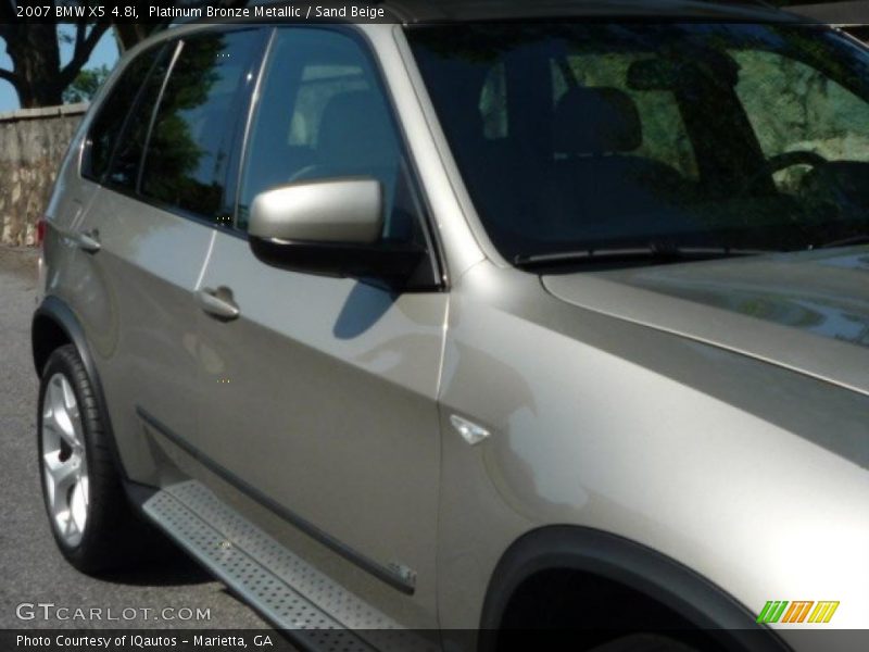 Platinum Bronze Metallic / Sand Beige 2007 BMW X5 4.8i