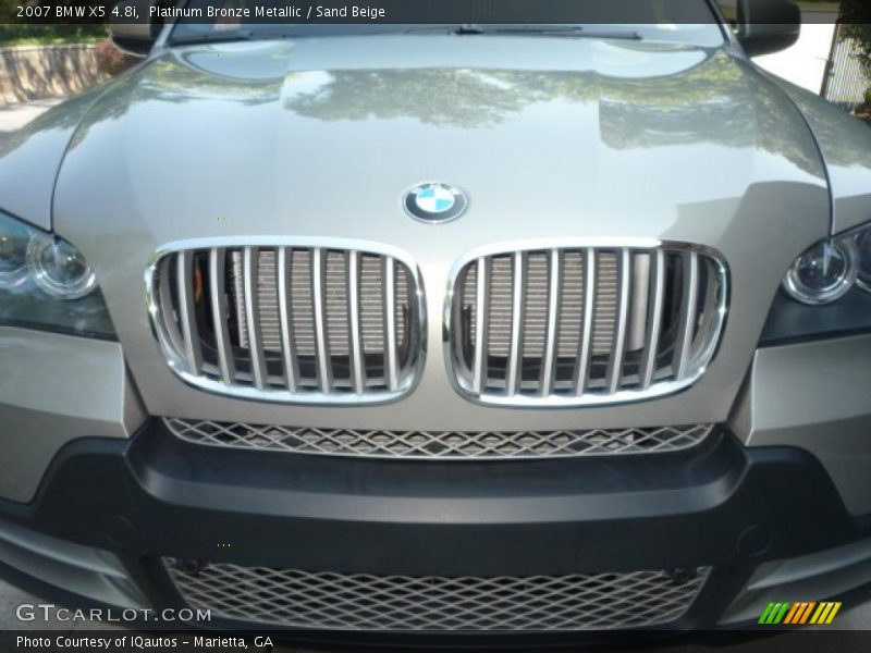 Platinum Bronze Metallic / Sand Beige 2007 BMW X5 4.8i