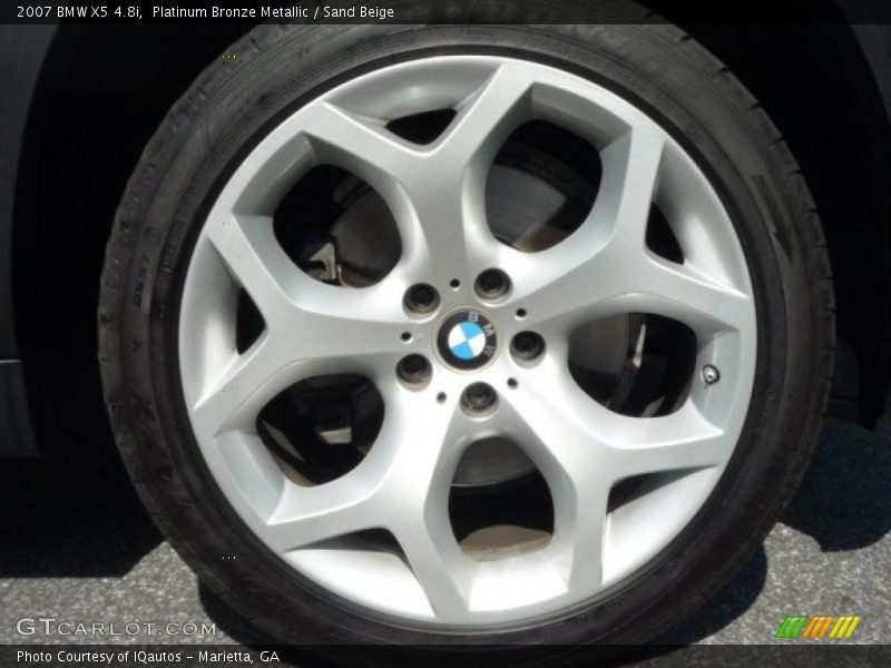 Platinum Bronze Metallic / Sand Beige 2007 BMW X5 4.8i