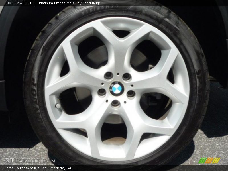 Platinum Bronze Metallic / Sand Beige 2007 BMW X5 4.8i