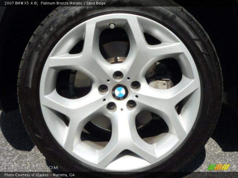 Platinum Bronze Metallic / Sand Beige 2007 BMW X5 4.8i