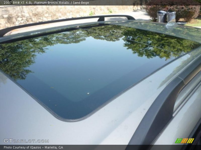 Platinum Bronze Metallic / Sand Beige 2007 BMW X5 4.8i