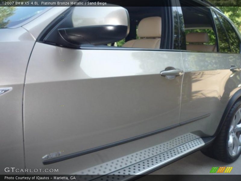 Platinum Bronze Metallic / Sand Beige 2007 BMW X5 4.8i