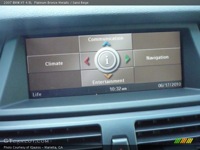 Platinum Bronze Metallic / Sand Beige 2007 BMW X5 4.8i