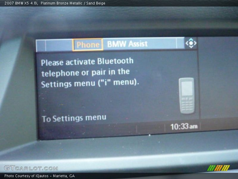 Platinum Bronze Metallic / Sand Beige 2007 BMW X5 4.8i