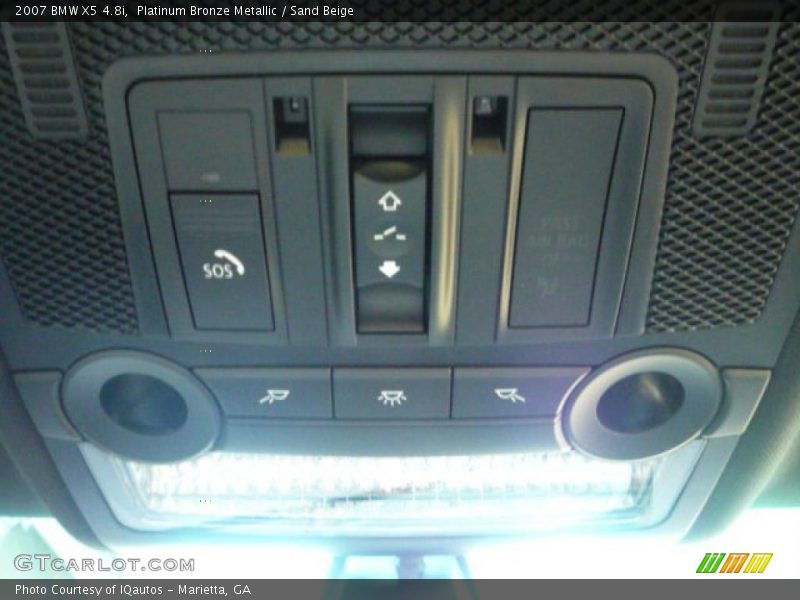 Platinum Bronze Metallic / Sand Beige 2007 BMW X5 4.8i