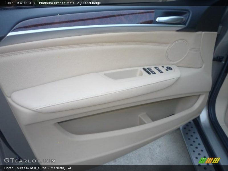 Platinum Bronze Metallic / Sand Beige 2007 BMW X5 4.8i