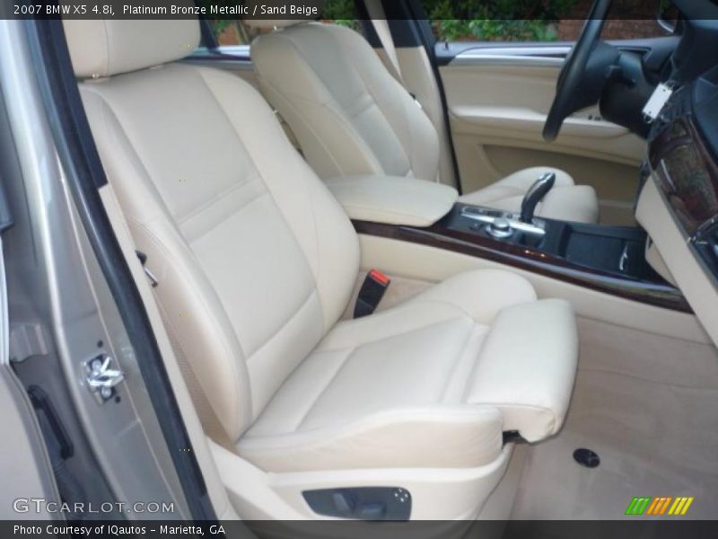 Platinum Bronze Metallic / Sand Beige 2007 BMW X5 4.8i