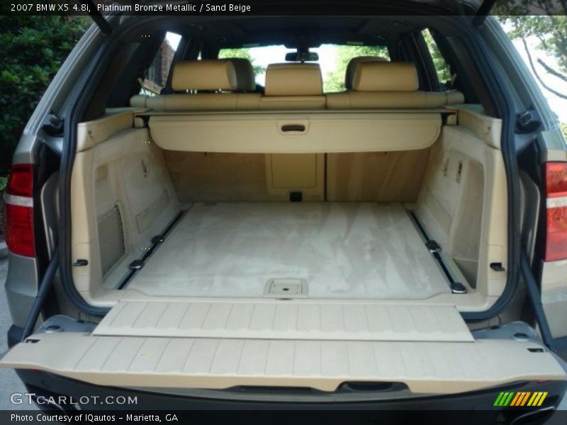 Platinum Bronze Metallic / Sand Beige 2007 BMW X5 4.8i