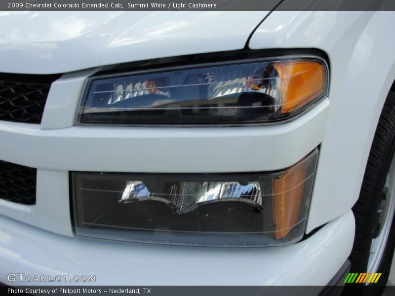 Summit White / Light Cashmere 2009 Chevrolet Colorado Extended Cab
