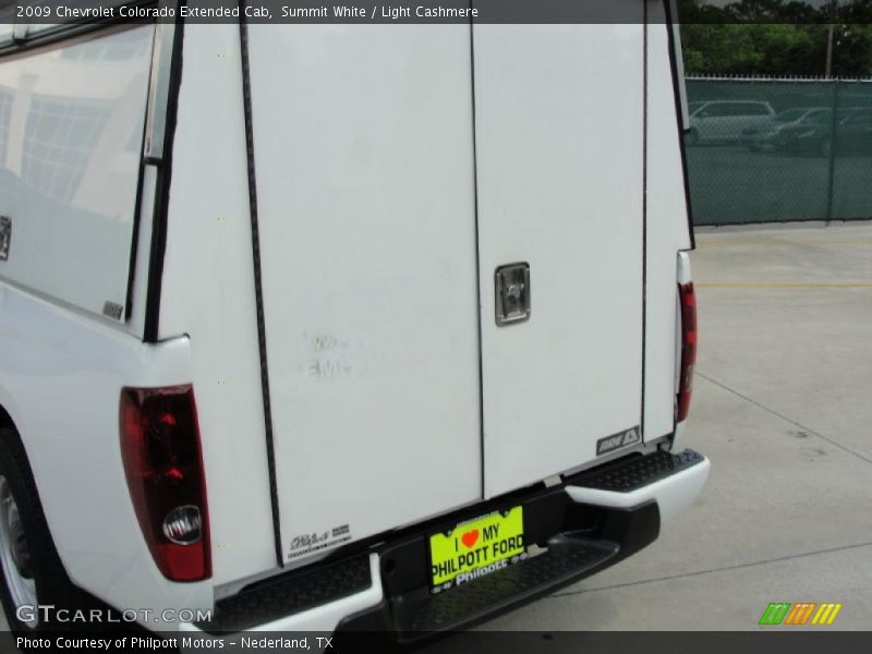 Summit White / Light Cashmere 2009 Chevrolet Colorado Extended Cab