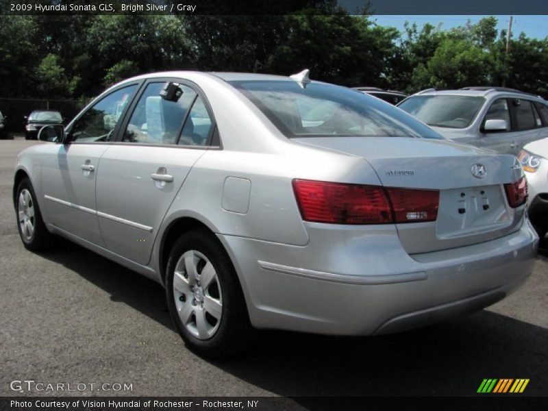 Bright Silver / Gray 2009 Hyundai Sonata GLS