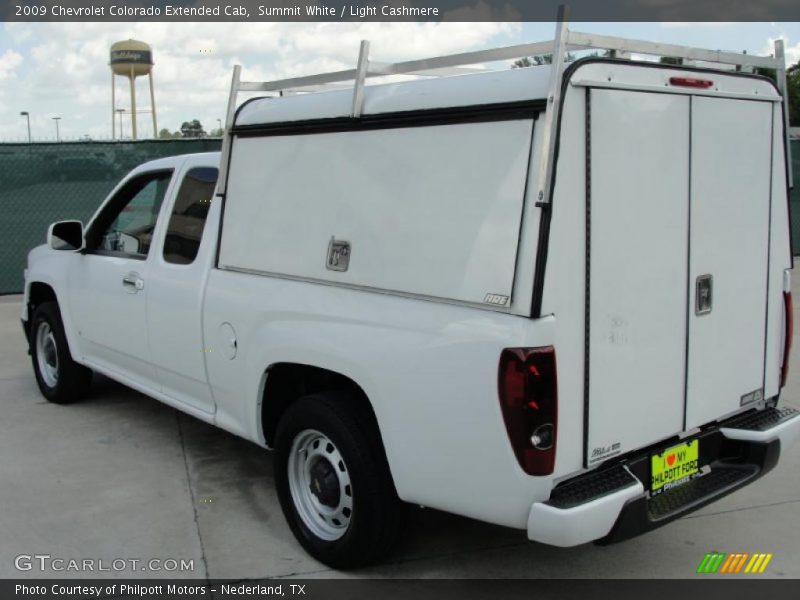 Summit White / Light Cashmere 2009 Chevrolet Colorado Extended Cab