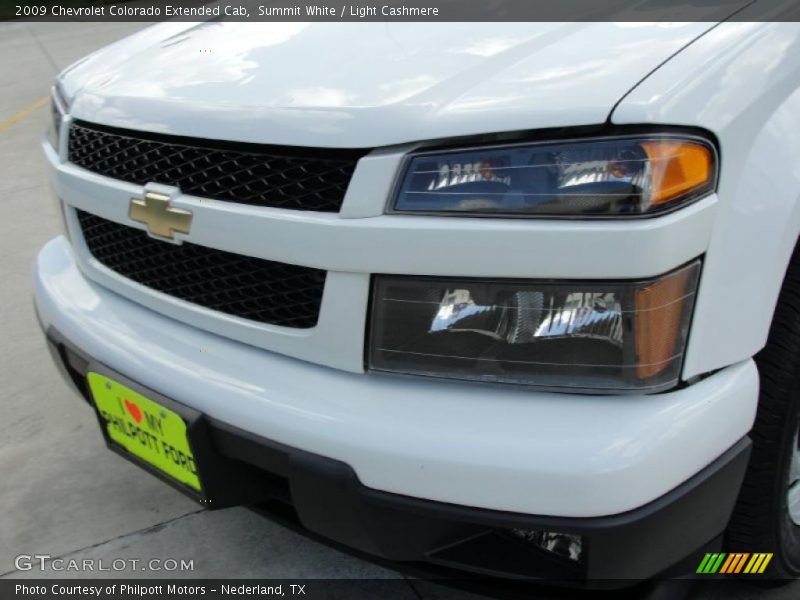 Summit White / Light Cashmere 2009 Chevrolet Colorado Extended Cab