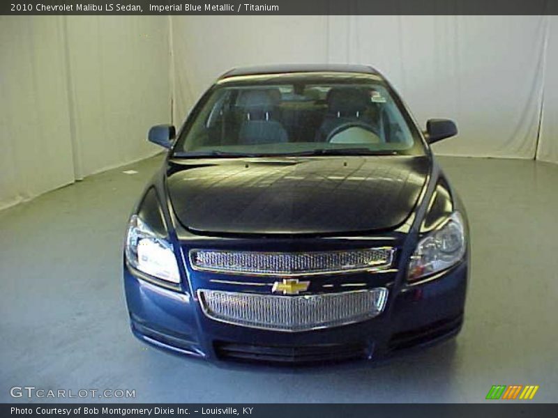 Imperial Blue Metallic / Titanium 2010 Chevrolet Malibu LS Sedan