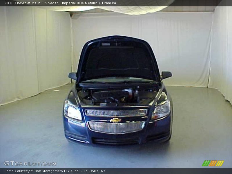 Imperial Blue Metallic / Titanium 2010 Chevrolet Malibu LS Sedan