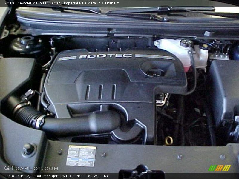 Imperial Blue Metallic / Titanium 2010 Chevrolet Malibu LS Sedan