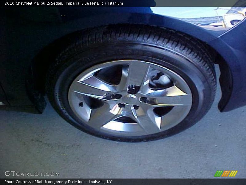 Imperial Blue Metallic / Titanium 2010 Chevrolet Malibu LS Sedan