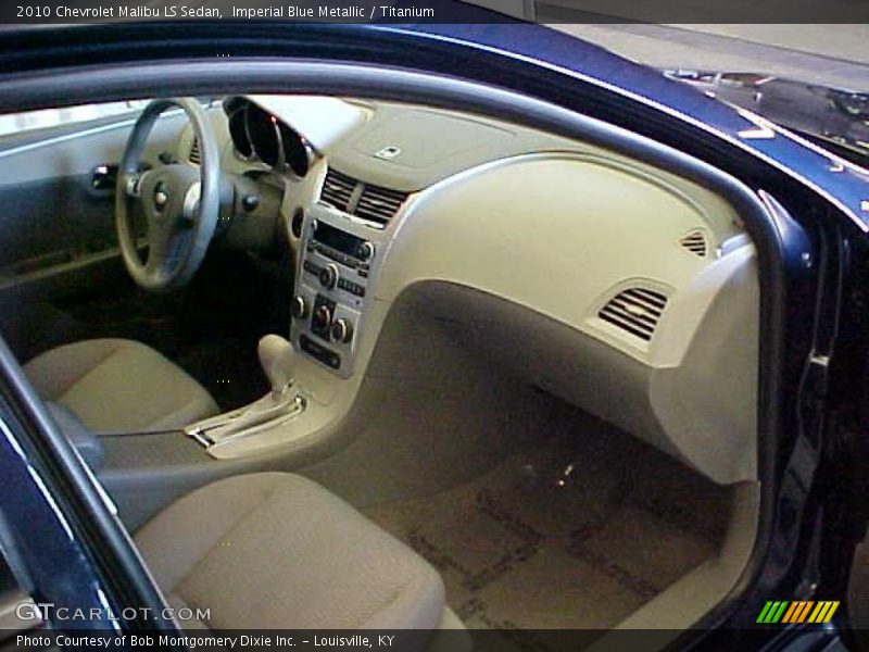Imperial Blue Metallic / Titanium 2010 Chevrolet Malibu LS Sedan