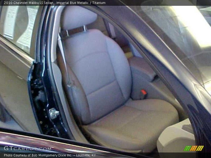Imperial Blue Metallic / Titanium 2010 Chevrolet Malibu LS Sedan