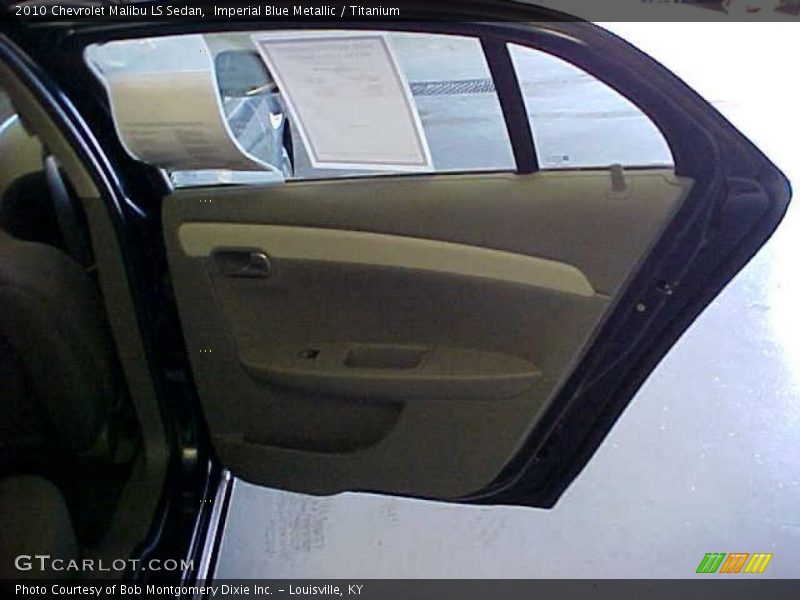 Imperial Blue Metallic / Titanium 2010 Chevrolet Malibu LS Sedan