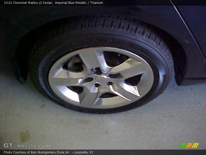 Imperial Blue Metallic / Titanium 2010 Chevrolet Malibu LS Sedan