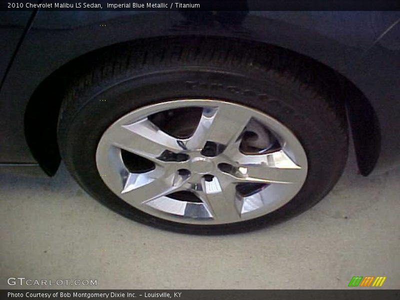 Imperial Blue Metallic / Titanium 2010 Chevrolet Malibu LS Sedan