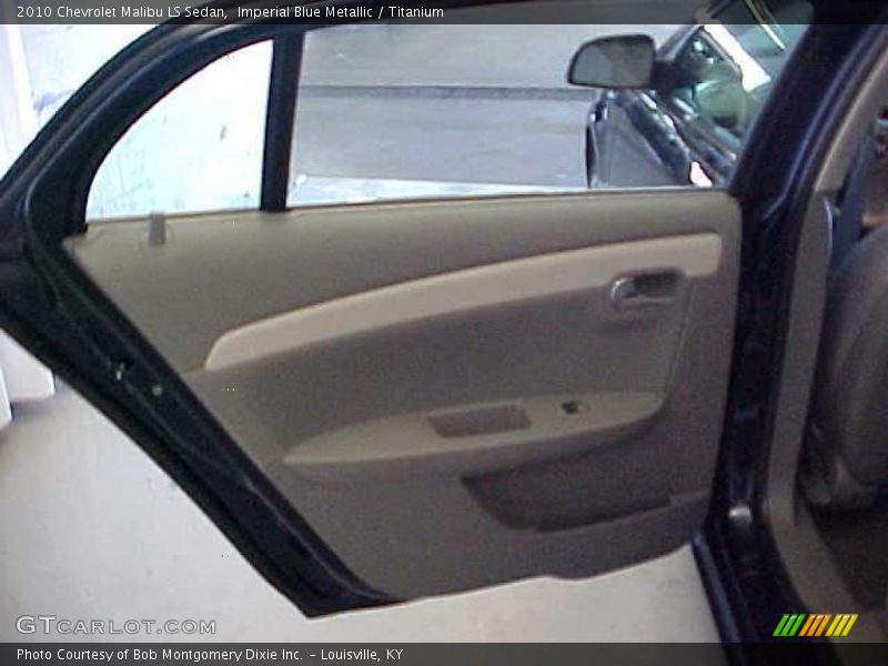 Imperial Blue Metallic / Titanium 2010 Chevrolet Malibu LS Sedan