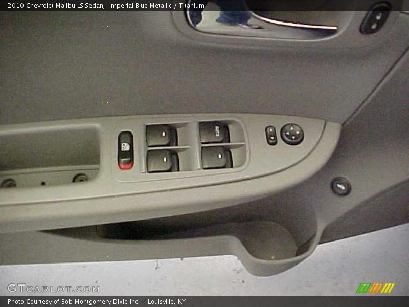 Imperial Blue Metallic / Titanium 2010 Chevrolet Malibu LS Sedan