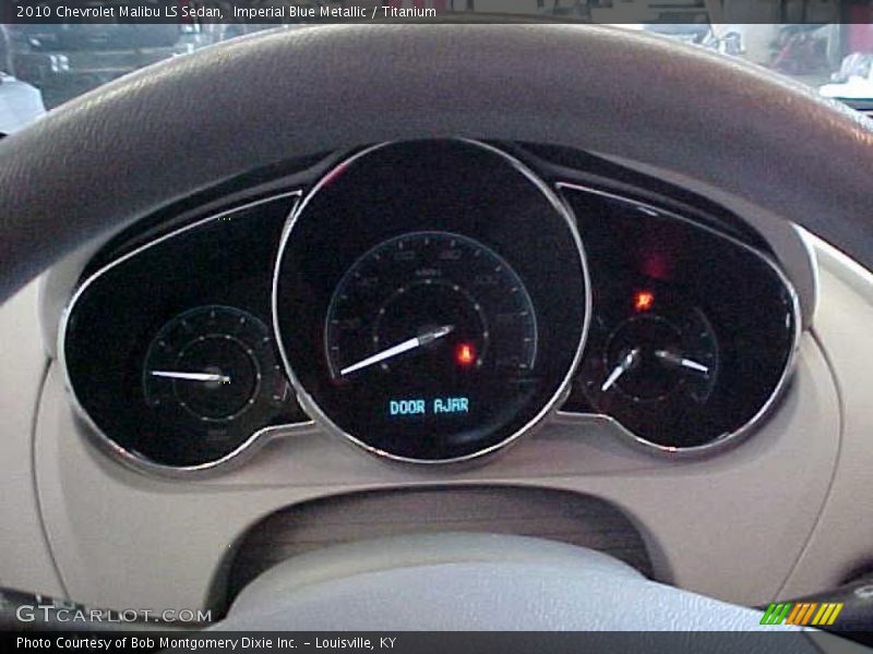 Imperial Blue Metallic / Titanium 2010 Chevrolet Malibu LS Sedan