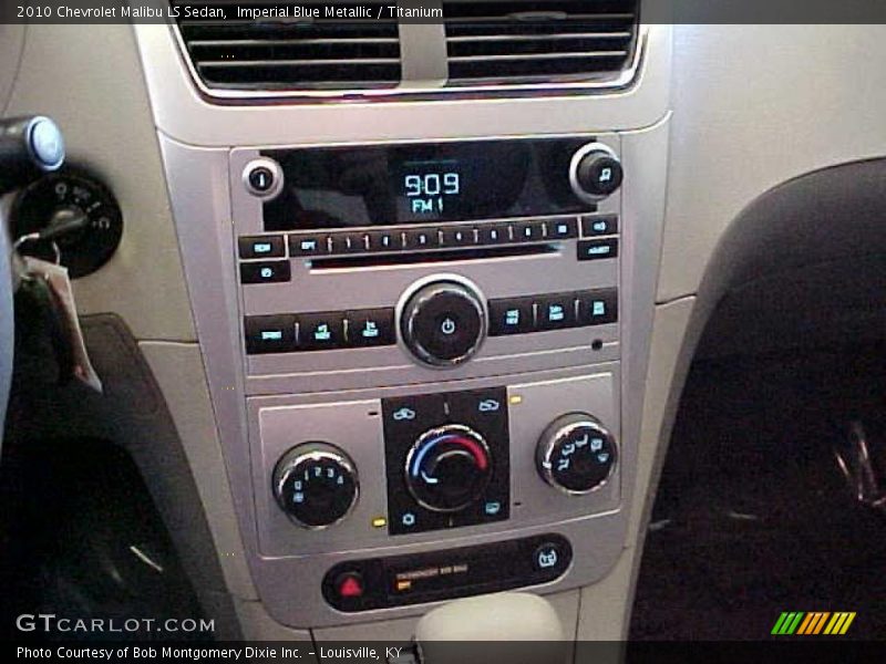 Imperial Blue Metallic / Titanium 2010 Chevrolet Malibu LS Sedan
