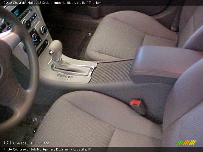 Imperial Blue Metallic / Titanium 2010 Chevrolet Malibu LS Sedan