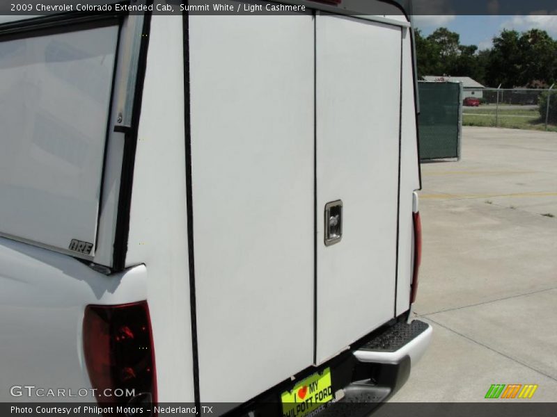 Summit White / Light Cashmere 2009 Chevrolet Colorado Extended Cab