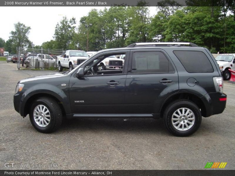 Black Pearl Slate / Black 2008 Mercury Mariner V6 Premier