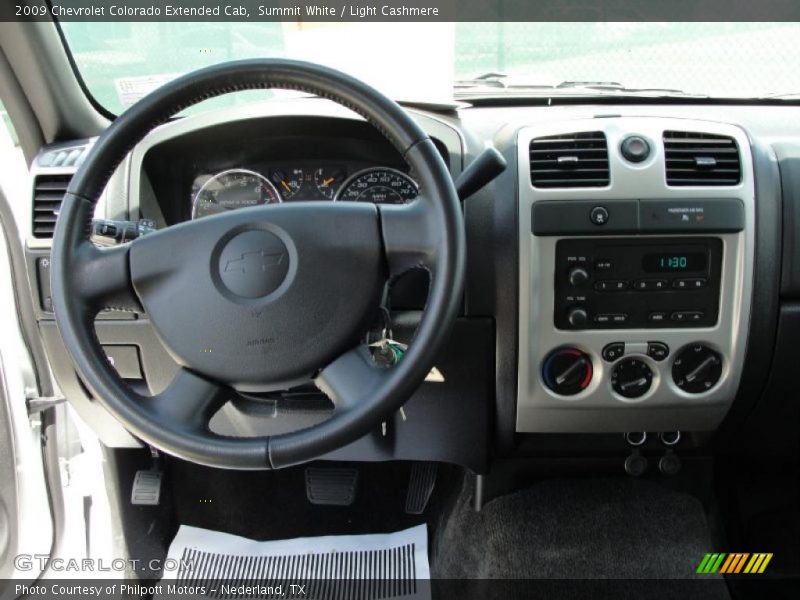 Summit White / Light Cashmere 2009 Chevrolet Colorado Extended Cab