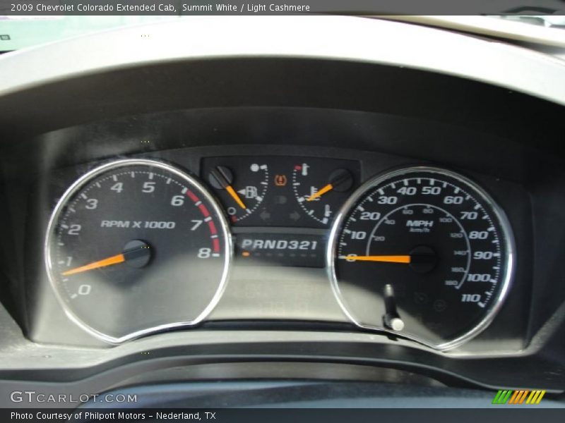 Summit White / Light Cashmere 2009 Chevrolet Colorado Extended Cab