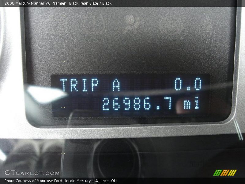 Black Pearl Slate / Black 2008 Mercury Mariner V6 Premier