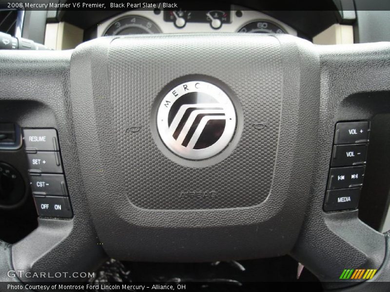 Black Pearl Slate / Black 2008 Mercury Mariner V6 Premier