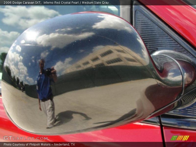 Inferno Red Crystal Pearl / Medium Slate Gray 2006 Dodge Caravan SXT