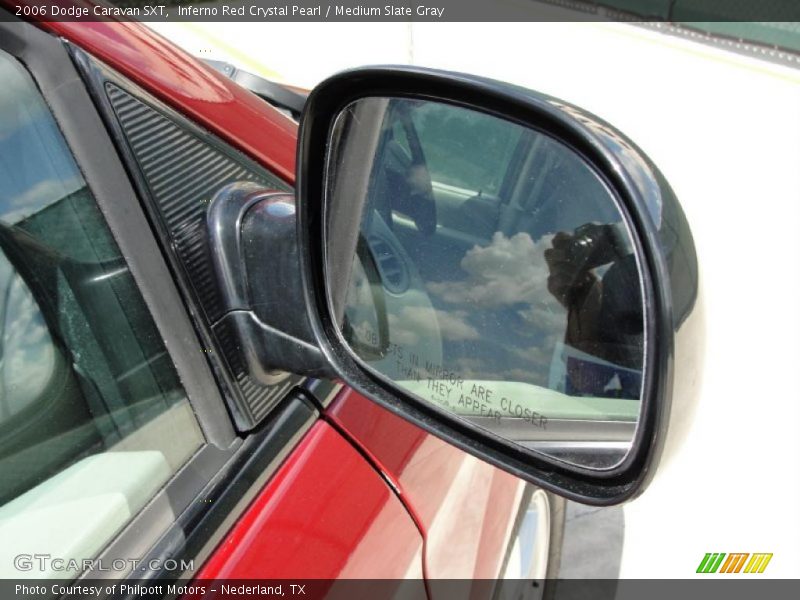 Inferno Red Crystal Pearl / Medium Slate Gray 2006 Dodge Caravan SXT