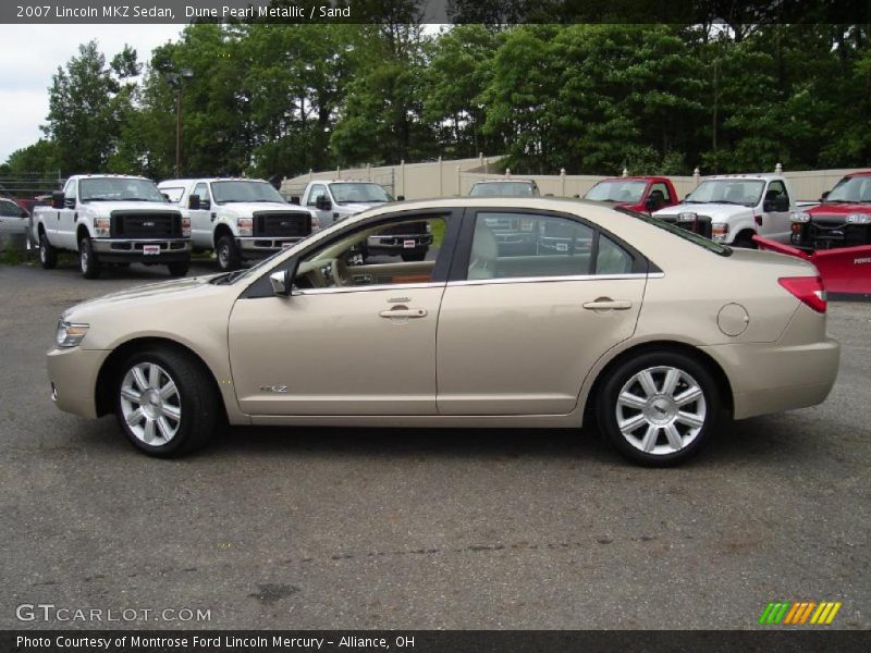 Dune Pearl Metallic / Sand 2007 Lincoln MKZ Sedan