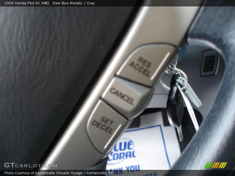 Steel Blue Metallic / Gray 2006 Honda Pilot EX 4WD