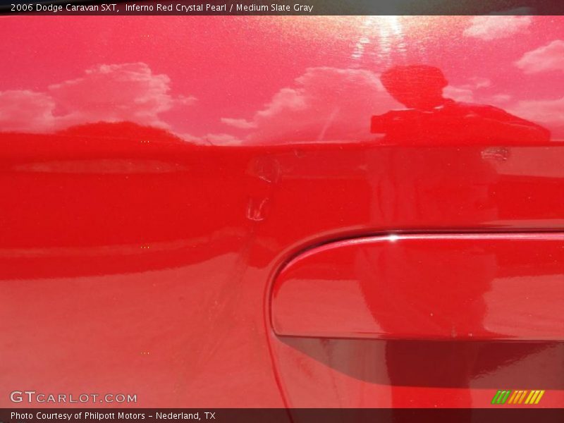 Inferno Red Crystal Pearl / Medium Slate Gray 2006 Dodge Caravan SXT
