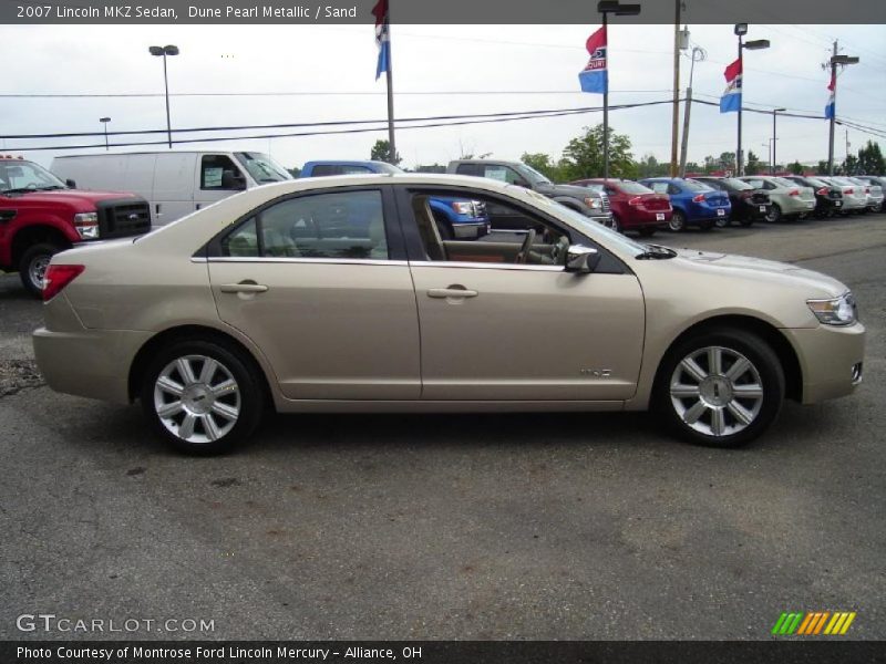 Dune Pearl Metallic / Sand 2007 Lincoln MKZ Sedan
