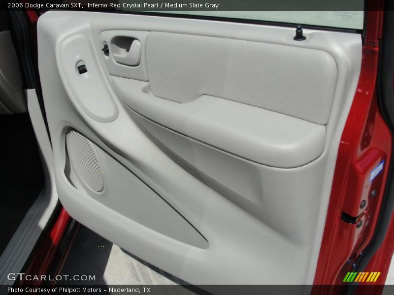 Inferno Red Crystal Pearl / Medium Slate Gray 2006 Dodge Caravan SXT