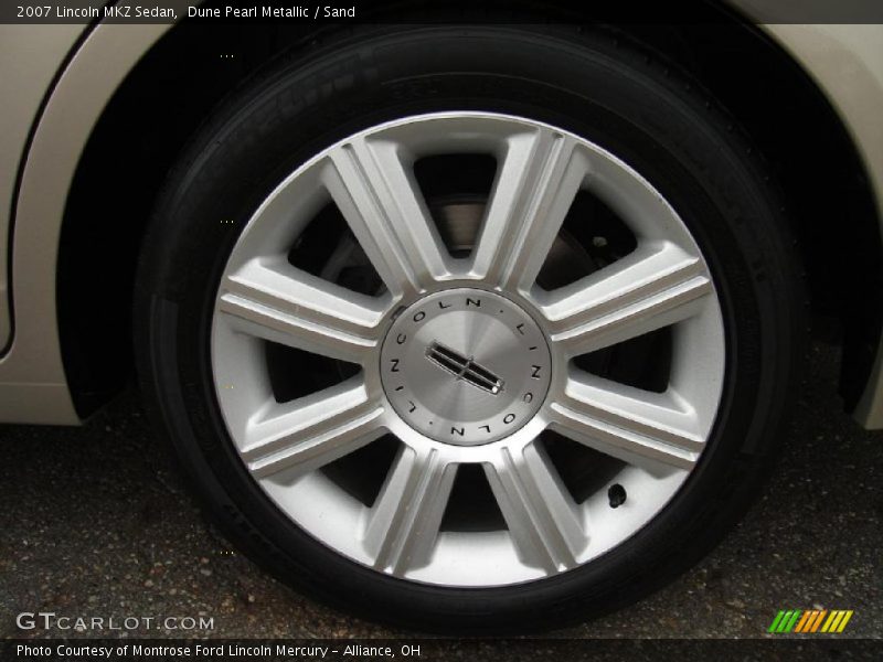 Dune Pearl Metallic / Sand 2007 Lincoln MKZ Sedan